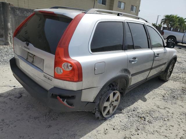 YV1CY59H841126662 - 2004 VOLVO XC90 SILVER photo 3