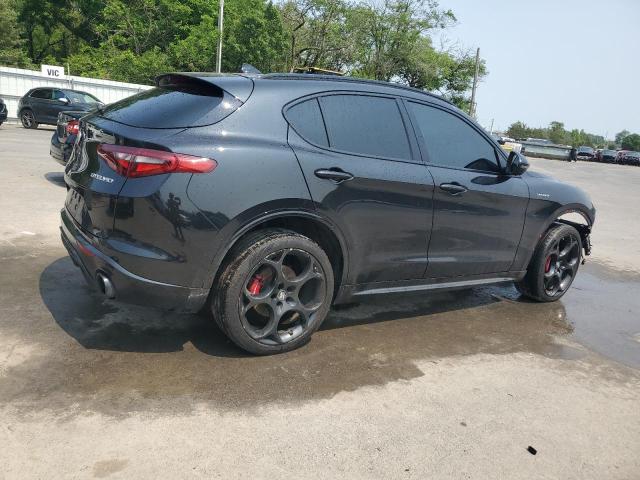 ZASPAKBNXN7D38883 - 2022 ALFA ROMEO STELVIO TI შავი ფოტო 3