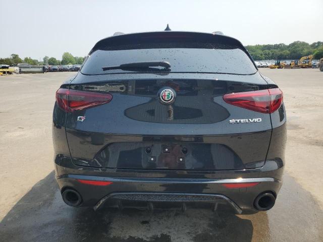 ZASPAKBNXN7D38883 - 2022 ALFA ROMEO STELVIO TI შავი ფოტო 6