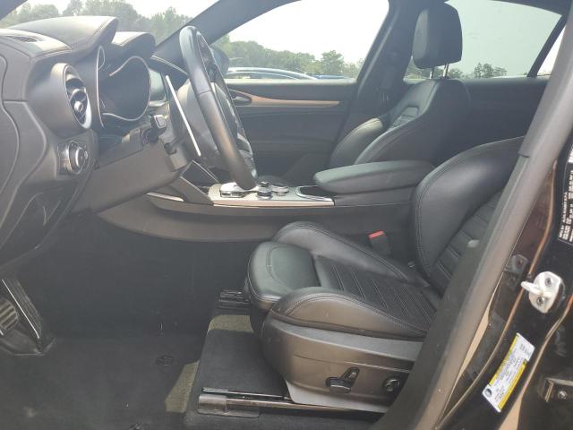 ZASPAKBNXN7D38883 - 2022 ALFA ROMEO STELVIO TI შავი ფოტო 7