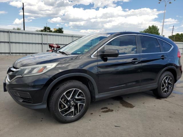 5J6RM4H4XGL029616 - 2016 HONDA CR-V SE BLACK photo 1