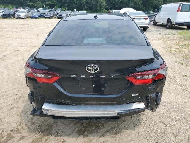 4T1G11AK2MU470302 - 2021 TOYOTA CAMRY SE BLACK photo 6