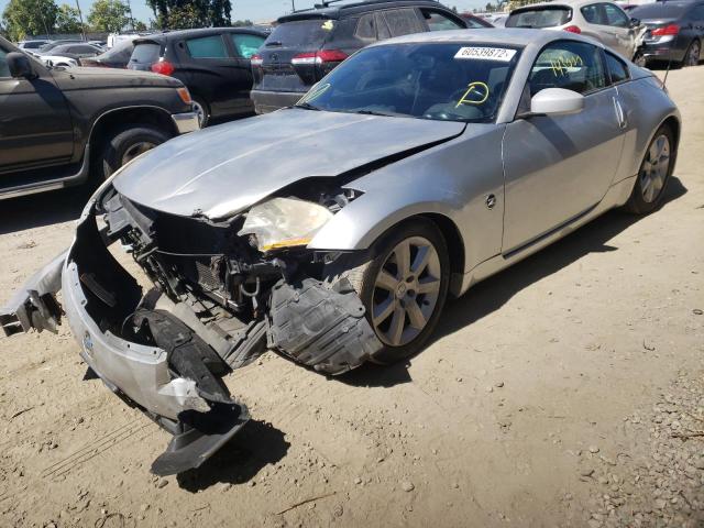 JN1AZ34D33T112287 - 2003 NISSAN 350Z COUPE SILVER photo 2