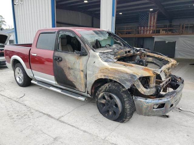 1C6RD7NT5CS178591 - 2012 DODGE RAM 1500 LARAMIE MAROON photo 4