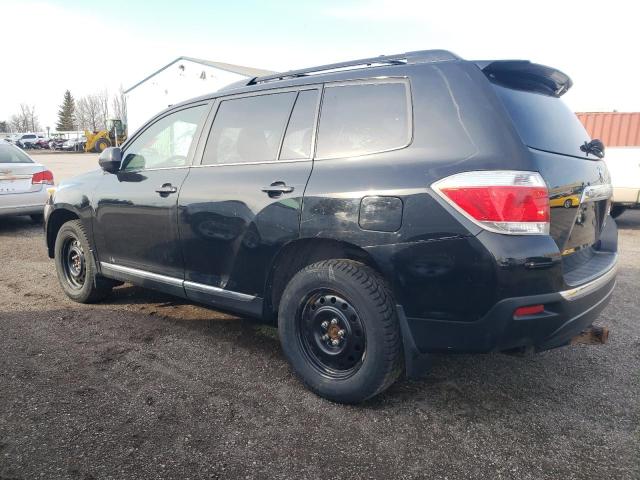 5TDBK3EH3DS247342 - 2013 TOYOTA HIGHLANDER BASE Noir photo 2