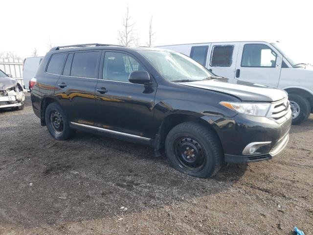 5TDBK3EH3DS247342 - 2013 TOYOTA HIGHLANDER BASE Noir photo 4