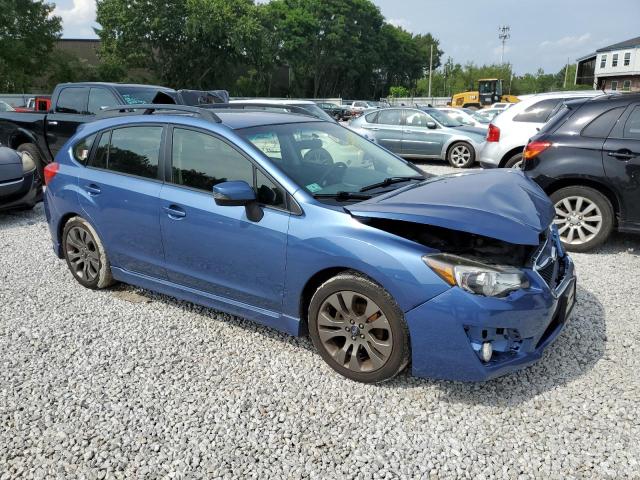 JF1GPAT66F8290650 - 2015 SUBARU IMPREZA SPORT BLUE photo 4