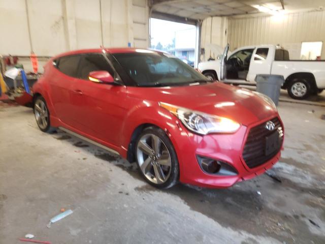 KMHTC6AE1DU156754 - 2013 HYUNDAI VELOSTER TURBO RED photo 4