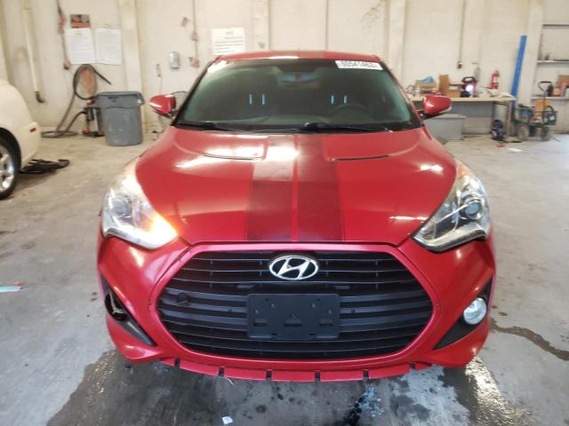 KMHTC6AE1DU156754 - 2013 HYUNDAI VELOSTER TURBO RED photo 5