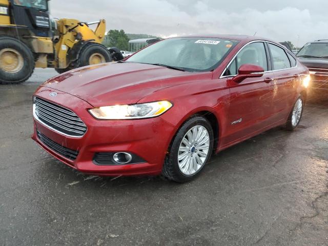 3FA6P0LU0FR202971 - 2015 FORD FUSION SE HYBRID RED photo 1