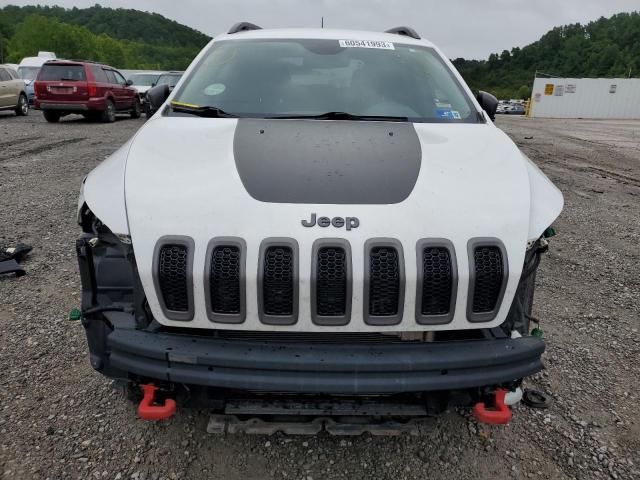 1C4PJMBB8JD549019 - 2018 JEEP CHEROKEE TRAILHAWK WHITE photo 5