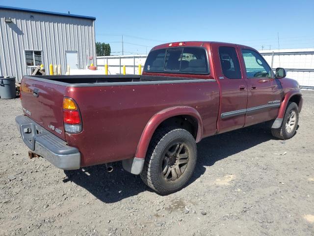 5TBBT44114S452982 - 2004 TOYOTA TUNDRA ACCESS CAB SR5 BURGUNDY photo 3