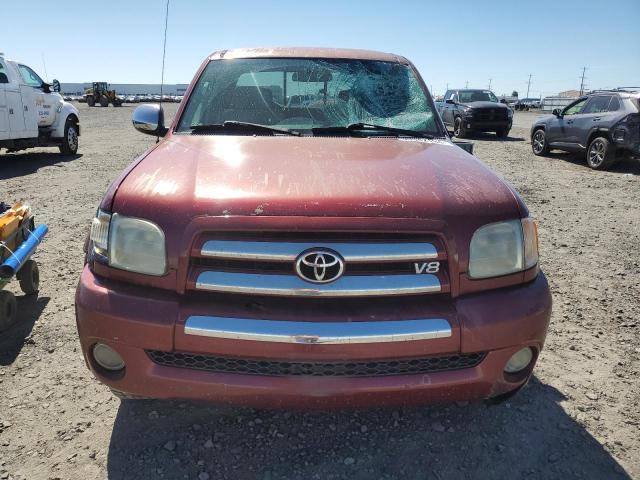5TBBT44114S452982 - 2004 TOYOTA TUNDRA ACCESS CAB SR5 BURGUNDY photo 5