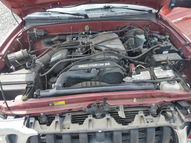 5TESN92N41Z773143 - 2001 TOYOTA TACOMA XTRACAB PRERUNNER წითელი ფოტო 11
