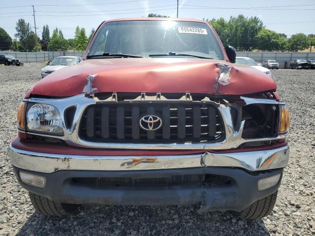 5TESN92N41Z773143 - 2001 TOYOTA TACOMA XTRACAB PRERUNNER წითელი ფოტო 5