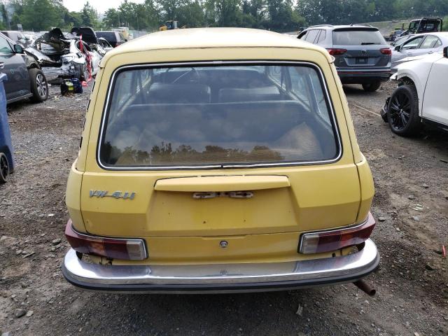 4622002762 - 1972 VOLKSWAGEN WAGON YELLOW photo 6