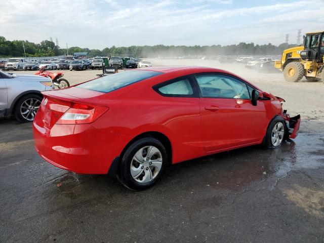2HGFG3B56DH527611 - 2013 HONDA CIVIC LX RED photo 3