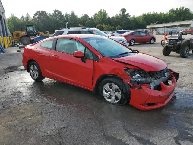 2HGFG3B56DH527611 - 2013 HONDA CIVIC LX RED photo 4
