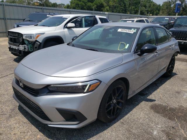 2HGFE2F51NH607085 - 2022 HONDA CIVIC SPORT 银色 照片 1