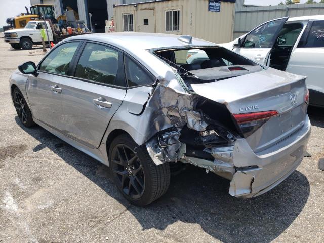 2HGFE2F51NH607085 - 2022 HONDA CIVIC SPORT 银色 照片 2