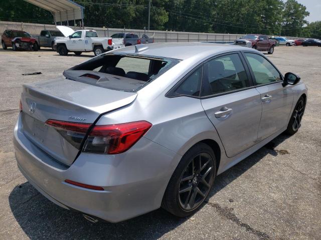 2HGFE2F51NH607085 - 2022 HONDA CIVIC SPORT 银色 照片 3