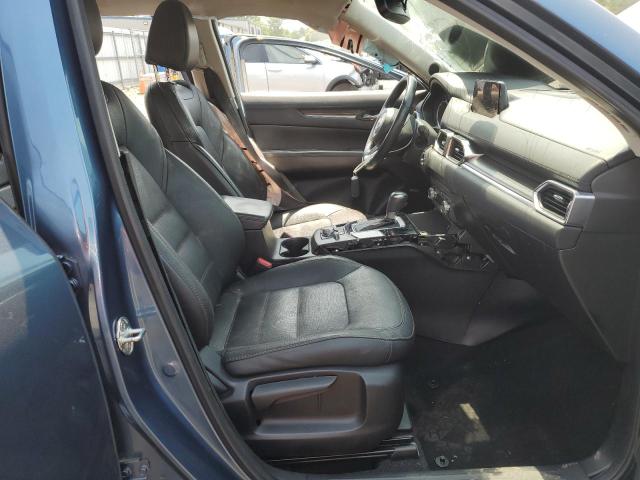 JM3KFBDLXH0155603 - 2017 MAZDA CX-5 GRAND TOURING BLUE photo 7