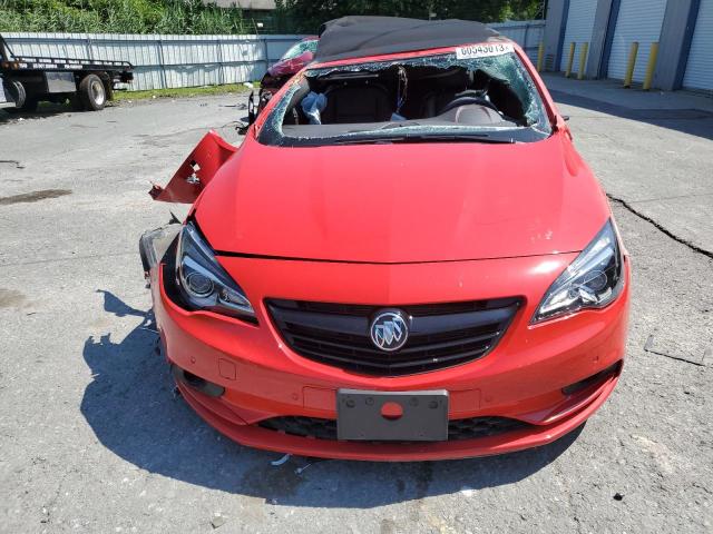 W04WJ3N54KG300013 - 2019 BUICK CASCADA SPORT TOURING RED photo 5