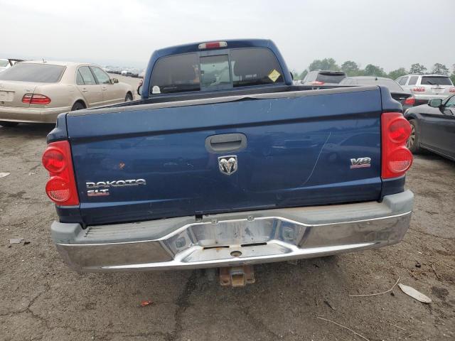 1D7HW42N15S315117 - 2005 DODGE DAKOTA SLT BLUE photo 6