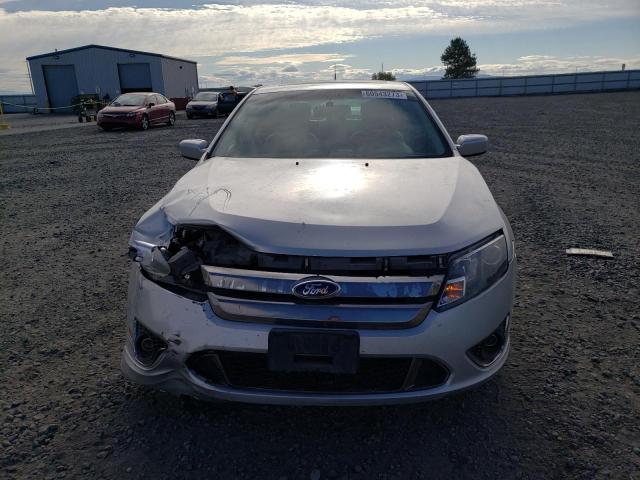 3FAHP0KC4CR176985 - 2012 FORD FUSION SPORT SILVER photo 5