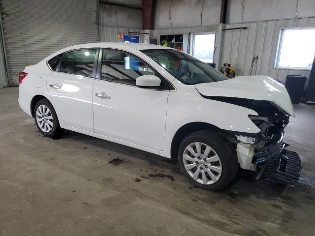 3N1AB7AP8KY413993 - 2019 NISSAN SENTRA S WHITE photo 4