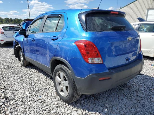 KL7CJNSB7GB613766 - 2016 CHEVROLET TRAX LS BLUE photo 3