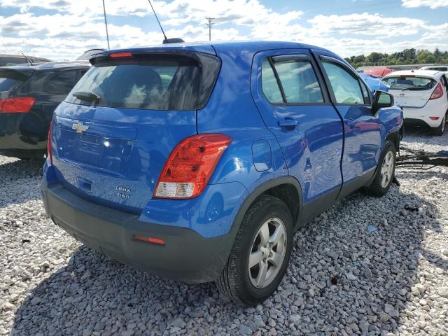 KL7CJNSB7GB613766 - 2016 CHEVROLET TRAX LS BLUE photo 4