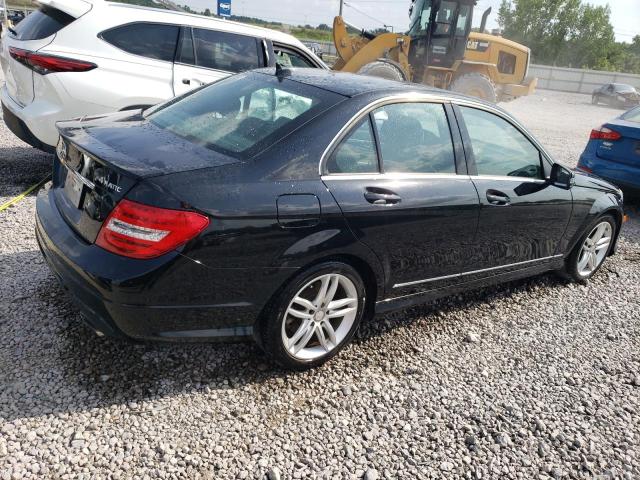 WDDGF8AB0DG074145 - 2013 MERCEDES-BENZ C 300 4MATIC BLACK photo 3