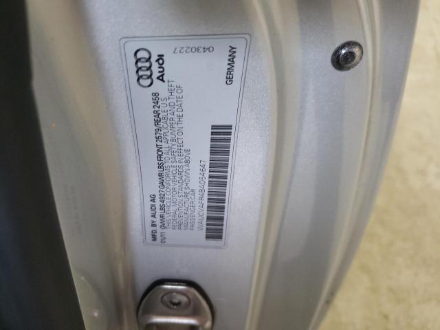 WAUCVAFR4BA054647 - 2011 AUDI S5 PREMIUM PLUS 银色 照片 12