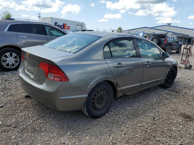 2HGFA15567H505078 - 2007 HONDA CIVIC LX GRAY photo 3