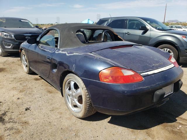 WP0CA2983WU620423 - 1998 PORSCHE BOXSTER BLUE photo 2