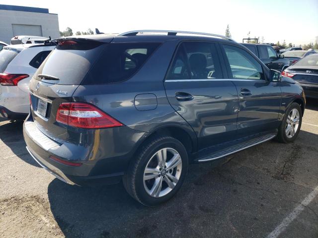 4JGDA5HB9CA065537 - 2012 MERCEDES-BENZ ML 350 4MATIC CHARCOAL photo 3