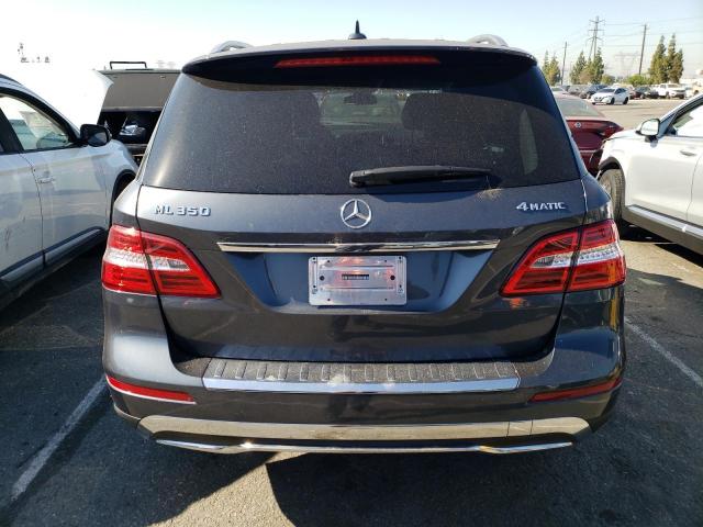 4JGDA5HB9CA065537 - 2012 MERCEDES-BENZ ML 350 4MATIC CHARCOAL photo 6