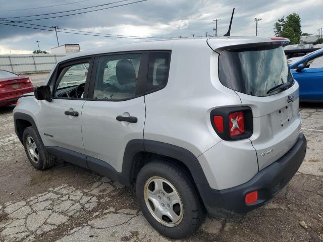 ZACCJBAB7HPF02080 - 2017 JEEP RENEGADE SPORT SILVER photo 2