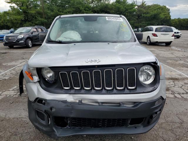 ZACCJBAB7HPF02080 - 2017 JEEP RENEGADE SPORT SILVER photo 5