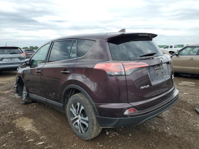 2T3BFREV4JW716865 - 2018 TOYOTA RAV4 LE MAROON photo 2