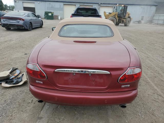 SAJDA42C542A37010 - 2004 JAGUAR XK8 BURGUNDY photo 6