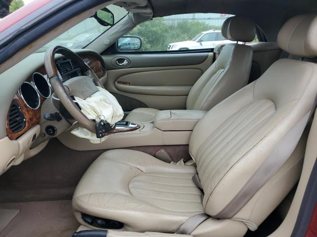 SAJDA42C542A37010 - 2004 JAGUAR XK8 BURGUNDY photo 7