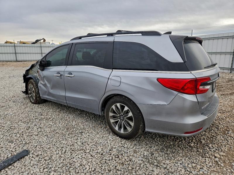 5FNRL6H63PB048629 - 2023 HONDA ODYSSEY EXL SILVER photo 2
