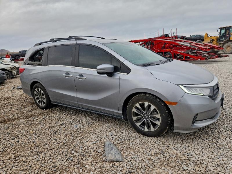 5FNRL6H63PB048629 - 2023 HONDA ODYSSEY EXL SILVER photo 4