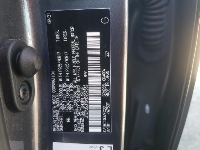 JTEPU5JR8N5987532 - 2022 TOYOTA 4RUNNER SR5/SR5 PREMIUM 石墨色 照片 13