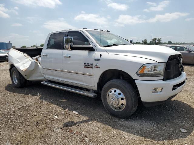 3C63RRKL1FG605803 - 2015 RAM 3500 LONGHORN WHITE photo 4