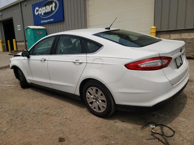 3FA6P0G79ER106517 - 2014 FORD FUSION S WHITE photo 2