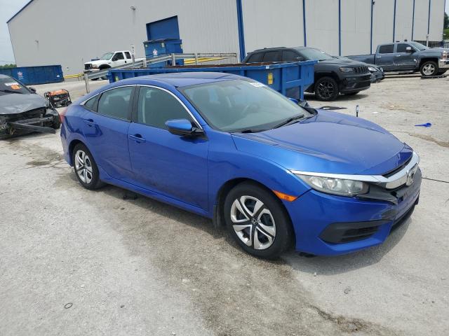 19XFC2F55JE029048 - 2018 HONDA CIVIC LX BLUE photo 4