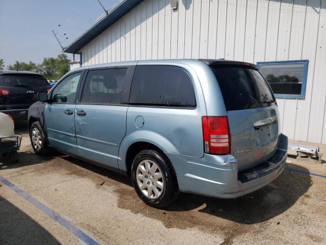 2A8HR44H58R727287 - 2008 CHRYSLER TOWN & COU LX BLUE photo 2